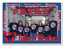 Tulare Western P.R.I.D.E - Participate, Respect, Integrity, Drive, Excellence