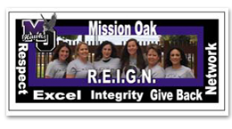 Mission Oak - R.E.I.G.N.- Respect, Excel, Integrity, Give Back, Network