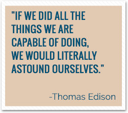 Thomas Edison Quote